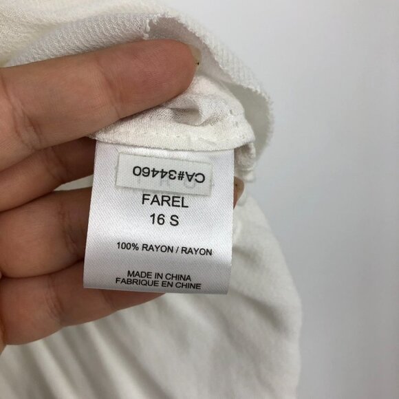 IRO White Keola sheer panelled lace button up Blouse size 40 - Picture 8 of 14